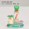 Nova Garrafa da Sorte Desenho Animado Fofo Pet Desejos Ornamento de Mesa para Casa Animal Pequeno Garrafa de Vidro Decoração de Armazenamento para Meninas