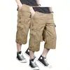 Marca Independiente 2026 Pantalones Tácticos de Verano para Hombre con Múltiples Bolsillos para Viajar, Pantalones Rectos Cortos Deportivos y Geniales para el Trabajo al por Mayor