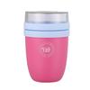 Taza Portátil de Desayuno de Aspecto Elegante para Estudiantes, Taza de Leche para Avena para Niñas, Taza para Ensalada de Frutas y Yogur de Viaje y Picnic con Tapa