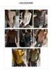 Camiseta Básica de Manga Larga con Cuello de Tortuga Medio de Modal para Mujer, Camiseta de Hombro Derecho Usable en Otoño e Invierno, Top de Aspecto Adelgazante