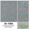 Manicure de Flores Silvestres Coloridas de Primavera Adesivos em Relevo Pintura a Óleo Romântica Adesivos de Unha Frescos Simples Fofos Novo Estilo