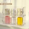 Estante de Almacenamiento de Vasos de Escritorio Acrílico Soporte para Vasos de Papel Desechables Vaso de Té de Vidrio para el Hogar Bandeja Organizadora de Gran Capacidad