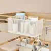 Cesta colgante para mesita de noche para litera superior de dormitorio universitario, estante colgante de almacenamiento para teléfono móvil y libro, organizador de almacenamiento para cama de dormitorio