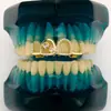Estilo Urbano de Moda Zircón Corazón Hueco Frenillos Cuatro Puntas Personalizado Rap Performance Accesorio Dental