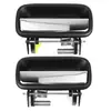 Maçanetas de porta cromadas com ferragens metálicas, adequadas para modelos Toyota Hilux de 1998 a 2004