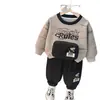 Conjunto de Ropa de Otoño para Niños 2026, Ropa de Primavera y Otoño para Bebés, Sudadera Infantil con Bolsillo Grande, Conjunto de Dos Piezas para Bebé, Moda al por Mayor