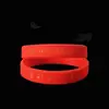 Pulsera de silicona para hombre y mujer pulsera roja pulsera Daming de seis palabras pulsera con inscripción pulsera correa de muñeca pulsera de silicona de goma