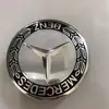 Adecuado para Tapacubos Mercedes-Benz Estándar 75 mm Tapacubos Central Rueda de Trigo Mercedes-Benz Plástico Plata Negro Neumático