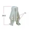 Accesorios para Coche Panel de Puerta Protector Moldura de Puerta Clip de Revestimiento Hebilla Fija Hebilla Decorativa de Plástico