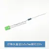 Regleta Enchufe Indicador Luz LED Bombilla Diodo Emisor de Luz 3mm Luz de Neón de Alimentación 220V con Resistencia 257 Cuadrado