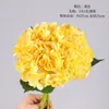 Flores Artificiales 3 Piezas 1 Ramo Hortensia Flores Falsas de Seda Flor Falsa Artificial Ramo de Hortensia Decoración de Mesa Auxiliar de Sala de Estar Arreglo Floral