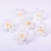 Flor artificial Lótus d'água Lótus Flor de Neve Perfumada cabeça de flor falsa material DIY feito à mão chapéu adorno de cabeça acessórios de cabelo combinação de roupa chinesa