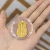 Pegatina para Teléfono Móvil de Oro Puro 999 2 Mg Dios de la Riqueza Caqui Ruyi Talismán de Paz para Atraer Riqueza y Hacerse Rico Regalo Popular Fabricante Venta al por Mayor