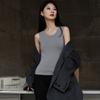 Colete Térmico Sem Costura Outono/Inverno para Mulheres com Bojos, Não Precisa Usar Sutiã, Camisole Aquecida Sem Mangas, Top Base Justo