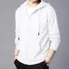 Sudadera casual para hombre, otoño/invierno, estilo estudiante, chaqueta con cremallera, top deportivo holgado, cárdigan con capucha, ropa exterior de primavera para hombre