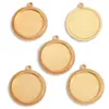 Base de Liga para Pedra do Tempo de 25mm de Diâmetro Interno Base de Pingente Decorativo DIY para Pulseira Chaveiro Colar C118