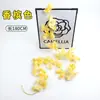 Cipós de Cerejeira Simulados Enrolados em Tubos de Ar Condicionado, Cipós de Flores Artificiais de Plástico para Decoração de Teto, Flores Artificiais