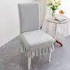 Funda de silla universal para cuatro estaciones para uso en el hogar, respaldo antideslizante todo en uno, funda de silla de comedor integrada, elástica y engrosada
