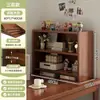 Estante de almacenamiento multicapa para escritorio estante vertical para almacenamiento de libros para escritorio de estudiante de dormitorio estantería pequeña y simple para escritorio de oficina
