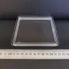 Bandeja acrílica transparente cuadrada para cubo de agua, cubeta recolectora de agua, tanque de agua, caja de almacenamiento, recipiente de cultivo, botella de agua con tapa, tapa sellada