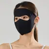 Mascarilla de protección solar de hielo personalizada para mujer, anti-UV, para conducir, de seda de hielo, protección facial completa.