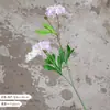 Buquê de Grama de Pinheiro Artificial e Margaridas para Decoração de Casa e Hotel, Flores Artificiais Feitas à Mão de Crisântemo Selvagem Pequeno para Paisagismo Externo