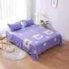 Sábana 100% amigable con la piel para uso individual o doble, adecuada para dormitorios estudiantiles, funda de almohada para todas las estaciones