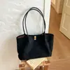Ruien Retro estilo coreano, alta calidad, gran capacidad, nueva colección 2026, bolso tote simple y elegante para ir al trabajo, diseñado para llevarse debajo del brazo
