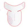 Máscara Facial de LED Vermelho 510k Máscara Facial Fotônica de Luz Vermelha e Azul Dispositivo de Beleza Facial de Silicone Líquido