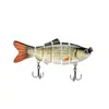 OriGin Supply Señuelo Luya Señuelo de Pesca Transfronterizo Capa de Natación Completa Señuelo de Pesca Multisección 10CM/19G Señuelo Duro Biónico de Plástico