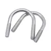 Abrazaderas en U Galvanizadas por Inmersión en Caliente, Abrazaderas para Tubería en Forma de U, Tornillos de Norma Nacional, Abrazaderas para Tubería de Agua, Abrazaderas de Silla de Montar, Piezas Embebidas Fotovoltaicas, Abrazaderas en U