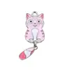 Actividad de Gatito Cola DIY Accesorios de Joyería Colgante Adorno para la Cabeza Collar Aretes Llavero Materiales Hechos a Mano