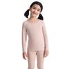 Conjunto de Ropa Interior Térmica para Niños y Niñas, Sin Costuras, Seda y Cachemir, Antibacteriano, Forro Polar, Espesado, Tops y Pantalones de Otoño