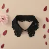 Encaje Encaje Cuello Ropa Cuello Collar Decorativo Demasiado Grande Accesorios Anti-Luz Cuello Banda Lateral Cuello Falso Infantil Versátil