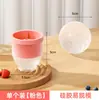 Forma de gelo longa de silicone para uso doméstico, forma de gelo caseira para geladeira, grande capacidade, ferramenta mágica de grau alimentício