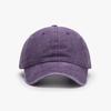 Boné de beisebol feminino masculino discreto ajustável lavado Golf Dad Cap Retro Cotton Curvo Brim Rear Buckle Cap