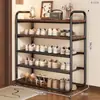 Sapateira simples vintage personalizada 2026 para entrada de casa, sapateira multicamadas, prateleira de armazenamento interna estável