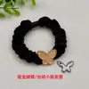 Yingyi Joias DIY Brocado Song Veludo Fofo Pequeno Laço Base para Rabo de Cavalo com Patch de Cobertura Acessórios de Material para Headwear Outono e Inverno