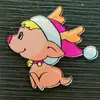 Broche acrílico de unicórnio japonês e coreano distintivo DIY capa de celular adesivo bolsa acessório pino personalizado tendência