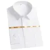 Camisa social masculina estilo coreano de valor, manga longa e curta, preto e branco, não amassa, espessa, não transparente, customizável JK, camisa universitária