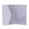 Sobre para Tarjeta de Felicitación de Boda, Invitación Hermosa con Diseño Hueco Tallado para Compromiso, Cubierta Sencilla de Tarjeta de Invitación Floral, Tarjeta en Stock