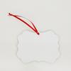 Colgante navideño de madera MDF para sublimación, con transferencia térmica, en blanco, para Navidad, transfronterizo