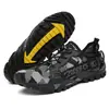 Comércio Exterior Transfronteiriço Casal Montanhismo ao Ar Livre Caminhada Tênis Masculino Tamanho Grande Sapatos de Escalada em Rocha Respirável Tecido Flyknit Cano Baixo Sapatos de Rastreamento