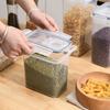 Clip-on Armazenamento Selado Jar Alimentos Jar Armazenamento Jar Doméstico Jar Flip Frasco de Cereais