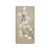 Colección Apreciación de Primavera Flor de Peral Estilo Chino Nuevo Pintura Decorativa de Entrada Vertical Flor de Peral Pájaro Mural de Pasillo Pintura Colgante para Pared de Fondo de Sala de Estar