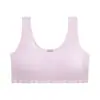 Roupa Íntima Feminina Período de Desenvolvimento Alunos do Ensino Fundamental Meninas do Ensino Médio Meninas do Ensino Médio Crianças Maiores Camiseta Roupa Íntima Esportiva Verão Fina