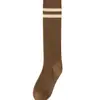 Calcetines de Pantorrilla para Mujer para Primavera y Otoño, Calcetines Largos de Tubo para Mujer en Otoño e Invierno, Calcetines Largos JK de Tubo Alto Adelgazantes con Ligera Compresión, Calcetines de Pantorrilla Rayados Dulces