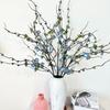 Simulación directa de fábrica de flores, 4 tenedores, pequeñas flores de ciruelo, arreglos florales para el hogar, flores falsas, accesorios de fotografía, adornos al por mayor