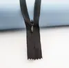 Zíper de Nylon Fechado nº 3 Branco para Vestidos, Bolsos, Roupas de Proteção Solar, Necessaires e Zíperes Invisíveis