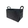 Bolso Bandolera de Fieltro de Color Sólido Casual Bolsa para Cosméticos Almacenamiento de Escritorio Cosméticos Snacks Artículos Varios Almacenamiento Plegable No Ocupa Espacio